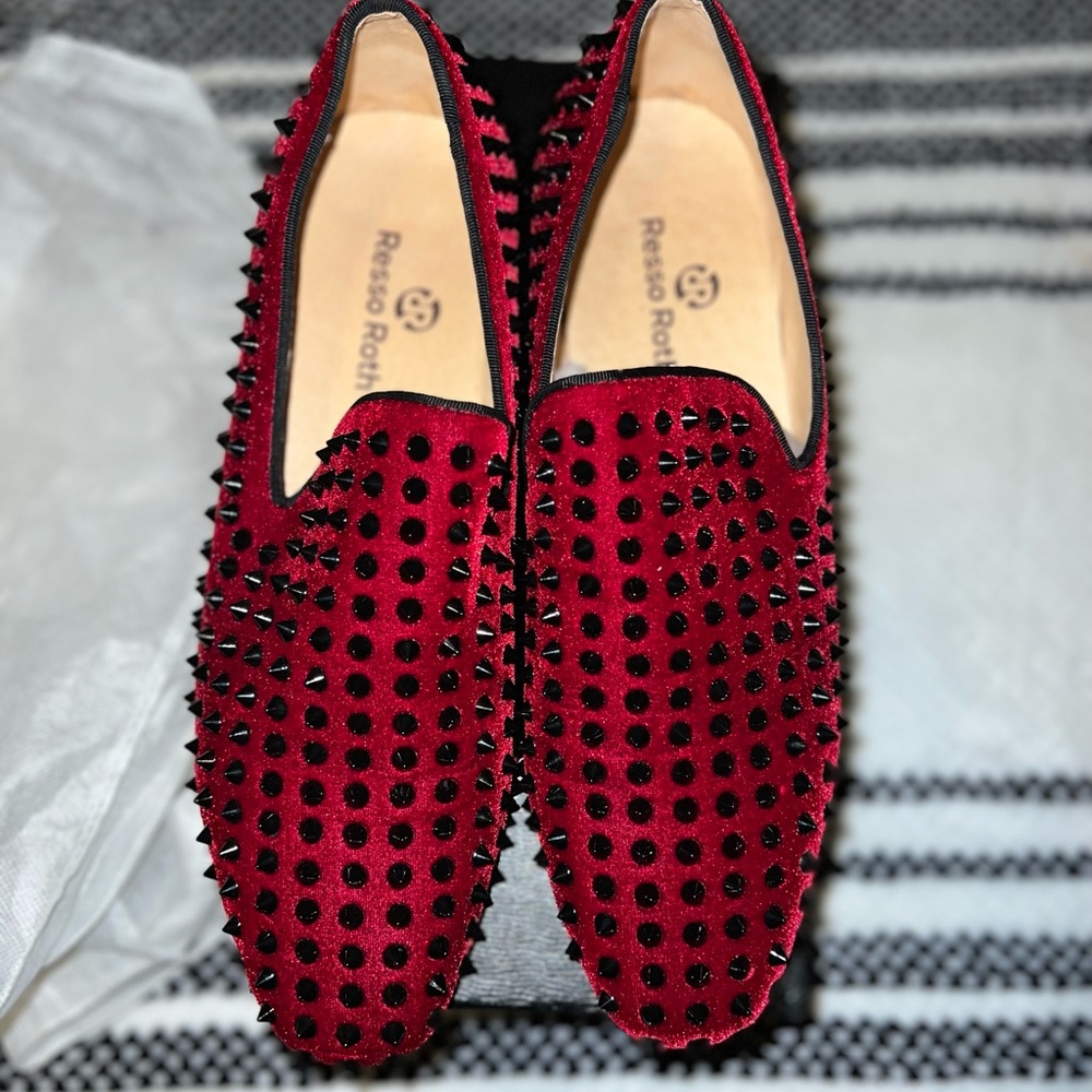 Resso Roth men’s studded loafer shoe - Picture 3 of 6